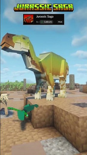 Minecraft Top Prehistoric Mods! #4 #shorts #minecraft