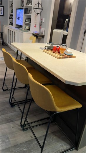 Built new bar stools after our weekend adventure