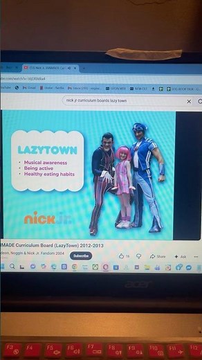 nick jr lazytown