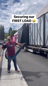 theres always the first 😂 Step-deck #conestoga #trucking | Rovie Edens