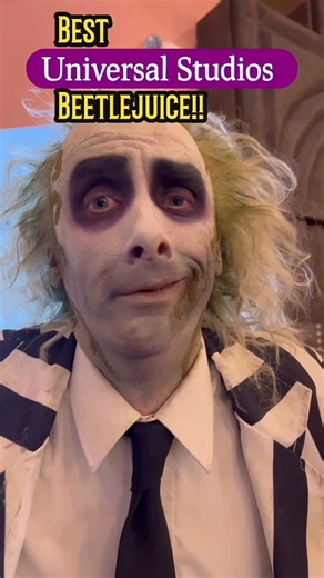 Best! Beetlejuice! Universal Florida! #beetlejuice #shortsfeed #universalstudios