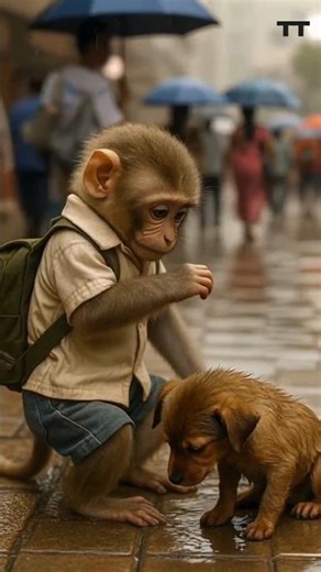 monkey 🐒🐵 ai coton 3D animation #shorts #3danimation #monkey #story