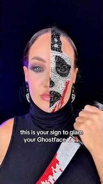 Scream-Inspired Halloween Makeup 💄 | Ghostface Reveal + Tutorial