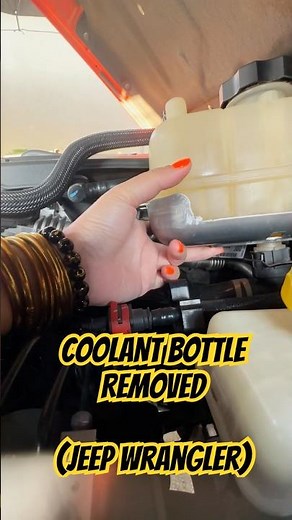 Find Leak 2018 Jeep Wrangler JL Problems Coolant Lost Engine Overheating Removing Bottle