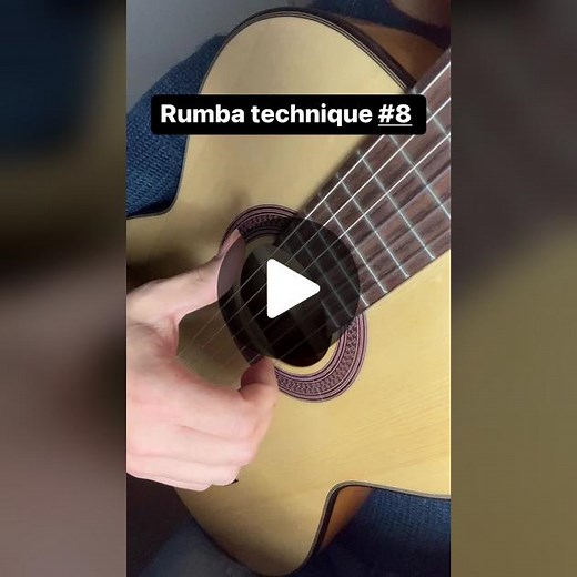 Rumba technique #8 #flamenco #fingerstyle #guitar #learn #viral