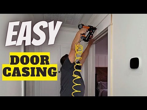 How to Trim a Craftsman Style Door Casing | DIY Door Trim