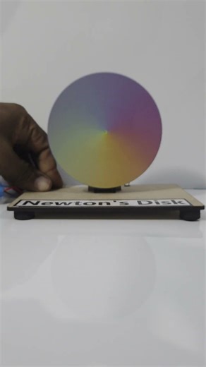 The Newton disc is a classic physics experiment #experiment #asmr #science #youtubeshorts #viral