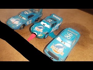 Review a chick hicks de dinoco.@DisneyPixar2000 #cars. #chickhicks