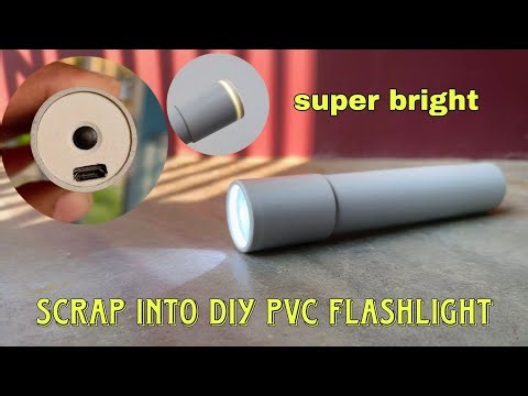 I Built a Professional Flashlight Using Only PVC Scraps