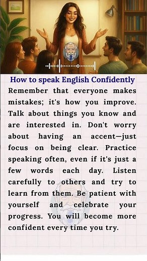 Speak English With Confidence at‪@Learn-English-Podcast‬ #slowenglish #english #podcast #learnenglish