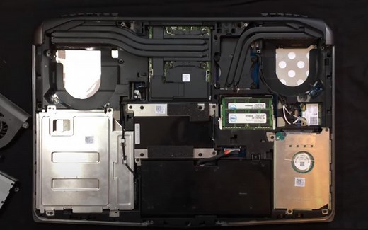 手把手教你如何清理Alienware17 笔记本散热风扇！让他重返青春！