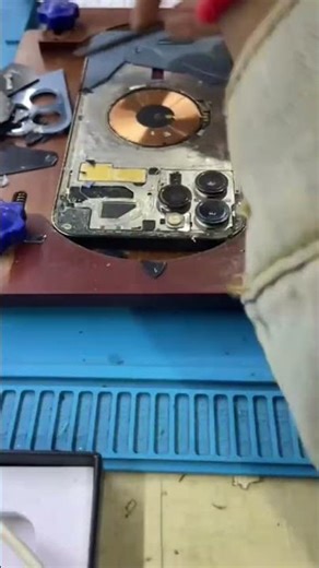 iPhone 12 pro max back cover replaced.📱 #phonerepair #shortsvideo