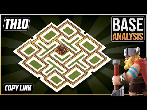 ULTIMATE TH10 HYBRID/TROPHY Base 2021!! COC Town Hall 10 (TH10) Trophy Base Design - Clash of Clans