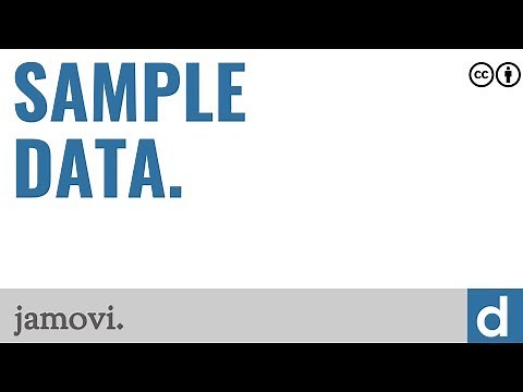 Sample data — jamovi