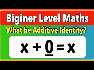 Additive Identity l Properties of Addition #maths ‪@AnjanadriAcademy‬