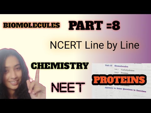 Biomolecules NCERT Revision | Proteins | PART=7| Chemistry | CLASS =12 | NEET