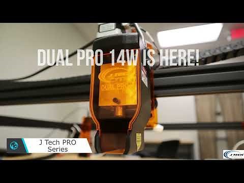 J Tech Photonics Dual PRO 14W Laser Cutting Tests