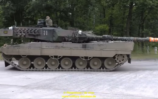 德国联邦国防军装甲部队日常训练。