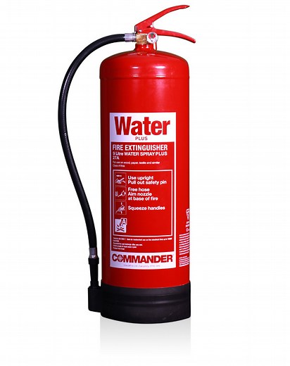 Commander 9ltr Water Plus Spray Fire Extinguisher | CheckFire Group