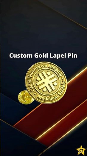 ✨ Make It Shine — Custom Gold Lapel Pins