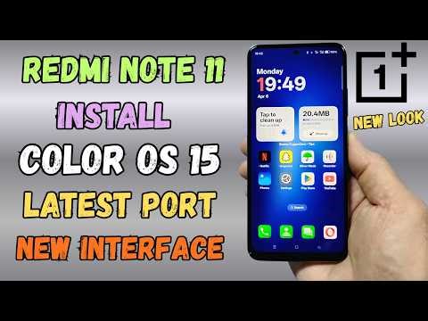 Install ColorOS 15 Android 15 ON Redmi Note 11