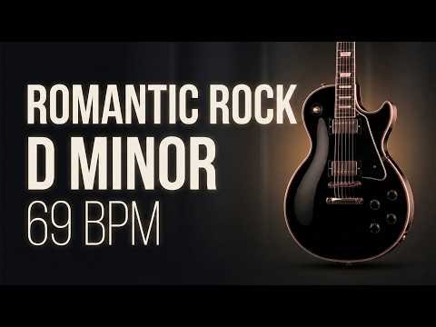 Romantic Rock Backing Track D Minor | 69 BPM Slow Guitar Jam