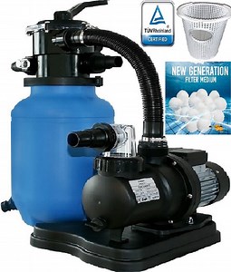 Sunmax Filter systeem zandfilterpomp 7500 l/uur zwembad pomp met filter mandje +... | bol