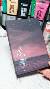 Easy Lightning Night Sea Painting 🌩️ Simple Acrylic Art for Beginners #NightPainting #LightningArt #EasyPainting #AcrylicPainting #SeaPainting #fypシ #viralreelsシ easy lightning painting night sea painting stormy ocean painting acrylic painting for beginners lightning sky painting easy night painting dark sky sea painting simple acrylic landscape | Jay Lee Paintings