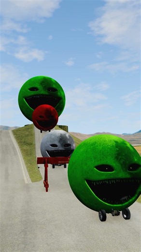 Moon Cars Grow Bigger – Can They Pass the Barrier? 🌙😱 | BeamNG Drive