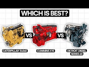 Cat 3406E VS Cummins X15 VS Detroit Diesel : Which is the best engine for your truck?