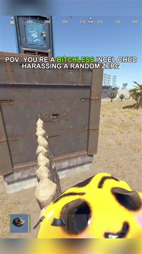 HARASSING A ZERG - Rust #rust #rustpc #rustgame #rustconsole