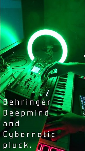 Behringer Deepmind and Cybernetic pluck!