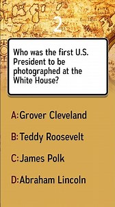 Which U.S. President was first photographed at the White House?