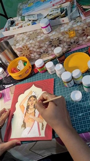 Bangali bride, #youtubeshort #art #painting #indianart #indianhistory #pain #paintingdrawing #art