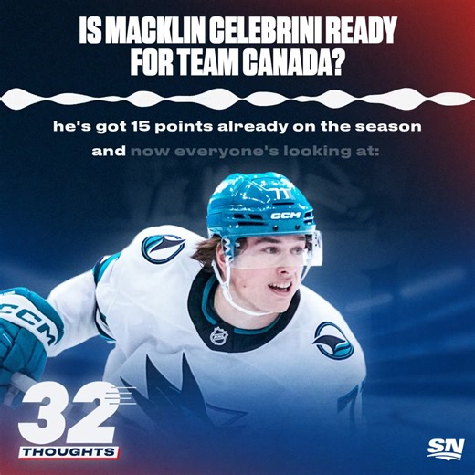 12K views · 98 reactions | "Even if he was the 14th forward, I want him there." In the latest 32 Thoughts, Elliotte Friedman and Kyle Bukauskas discuss Macklin Celebrini's Olympic chances, and more! : sportsnet.ca/podcasts/32-thoughts/the-most-pleasant-surprise-starts/ | Sportsnet | Facebook