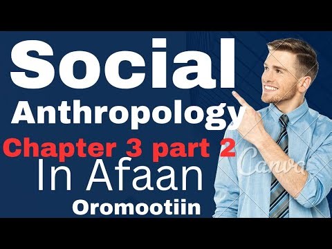 Freshman Course Social Anthropology Chapter 3 part 2