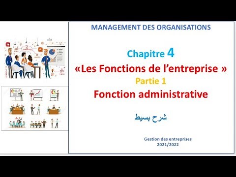 La Fonction administrative de l'entreprise