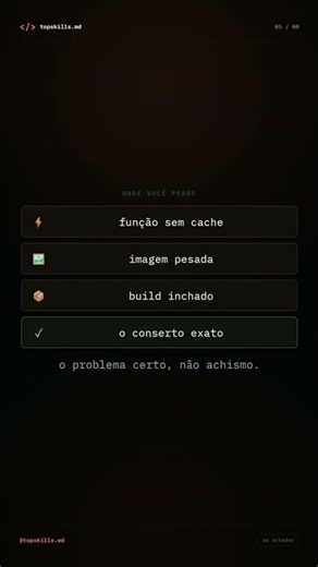 Conta da Vercel subindo? Essa skill de IA corta custo e acelera seu app