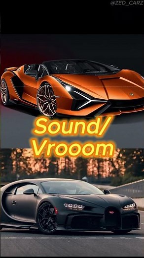 Lambo vs. Bugatti: Supercar Comparison! 🏎️🆚🚗 #lamborghini #bugattichiron #comparison