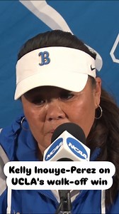 778 reactions · 15 shares | "It’s not about three outs or the bottom of the seventh or what the score is, give us one pitch and anything can happen." - Kelly Inouye-Perez on UCLA's walk-off win in Game two of the Columbia Super Regional  @uclasoftball | @ncaasoftball | D1Softball | Facebook