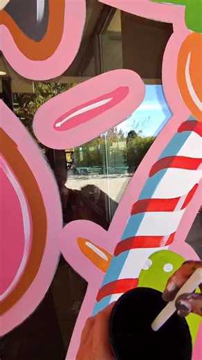 The Gingerbread Christmas windows at the OKC Zoo are almost complete! 🍭🎄 In this video (filmed with my Meta glasses 👓), you can watch me add the final black outline — my favorite part that really makes everything pop! 🎨✨ It’s so satisfying to see the whole design come together. Like and follow to see the finished windows and more festive projects! 🖌️💫 #WindowArt #OKCZoo #GingerbreadTheme #MetaGlasses #ArtistAtWork #ChristmasWindows #WindowArt #OKCZoo #MetaGlasses #ArtistAtWork #ChristmasWi