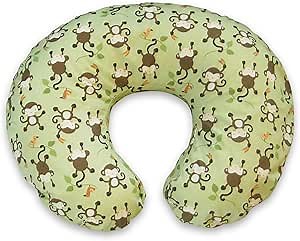 Boppy Pillow Slipcover, Classic Monkey Business/Green