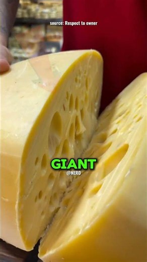 The Secret Behind Cutting Giant Swiss Emmental Cheese
