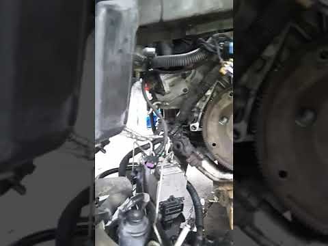 4T80E transmission removal good view of the transmission and subframe