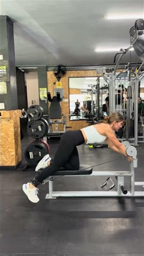 Donkey cable glute kickback