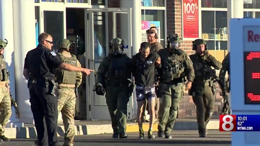 Police arrest suspect after hours long stand off at Shell Gas Station in Rocky Hill