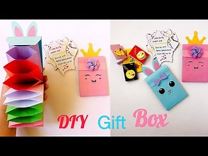 DIY Gift Box | Cute & Easy Handmade Surprise Box Idea