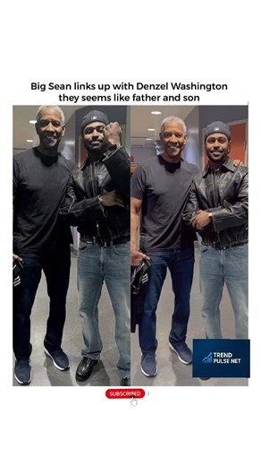 Big Sean Links Up With Denzel Washington 👀🔥 #BigSean #DenzelWashington #Trending#fyp