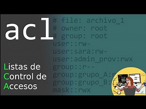 ACLs. Listas de Control de Acceso (desde terminal)