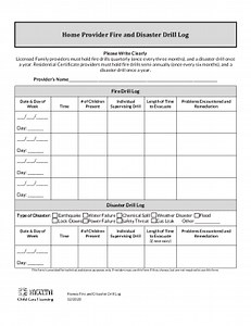 2020-2025 Form UT Home Provider Fire and Disaster Drill Log Fill Online, Printable, Fillable, Blank - pdfFiller